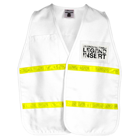 KISHIGO White, Not ANSI Compliant, Incident Command Vest 3711I